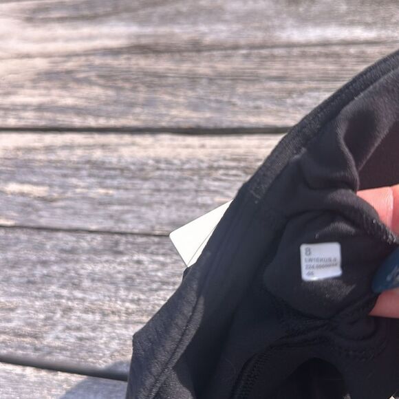 Lululemon Align Ribbed Henley Tank Top Black Ribbed size 8 NWT - Picture 7 of 7